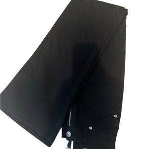 H&M Black Bootcut Jeans with Zip Detail